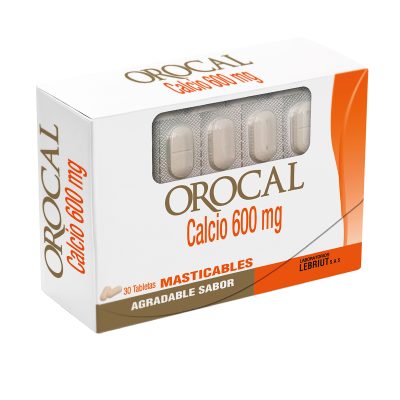 OROCAL 1500MG(600MGCa) TAB MAST  CAJ X 30