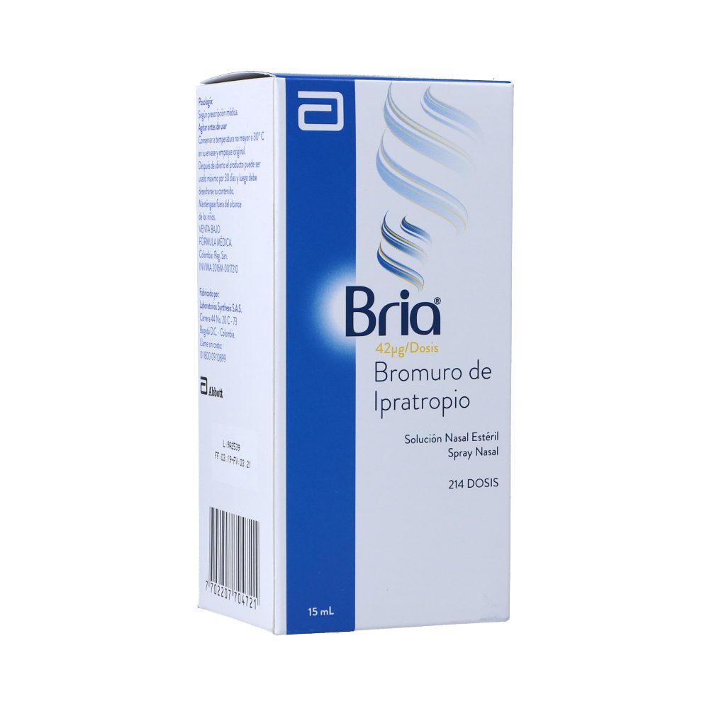 BRIA 42MCG/DOSIS SOL NAS SPRAY X 15ML 214DOSIS