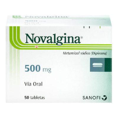 NOVALGINA 500MG TAB CAJ X 50