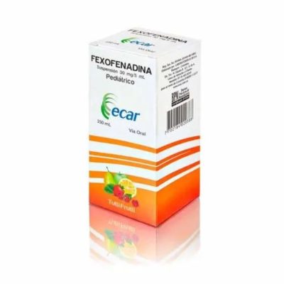 FEXOFENADINA 30MG/5ML(0.6%) SUSP ORAL  FCO X 150ML ECAR TUTTI FRUTTI