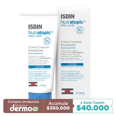 CREMA EMOLIENTE NUTRATOPIC PRO-AMP FCO X 200ML PIEL REACTIVA
