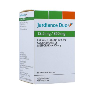 JARDIANCE DUO (12.5+850)MG TAB REC  CAJ X 60