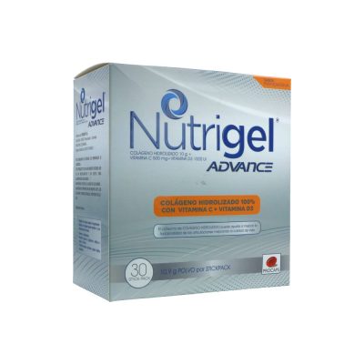 NUTRIGEL ADVANCE 500MG+10GR+1000UI CAJ X 30SOB MANDARINA