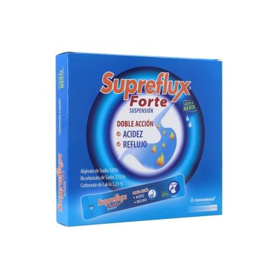 SUPREFLUX FORTE (162.5+250+106.5)MG/5ML(3.25+5 SUSP ORAL CAJ X 12SOBX10ML MENTA