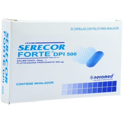 SERECOR FORTE CON INHALADOR (500+50)MCG CAP POLV INH CAJ X 30