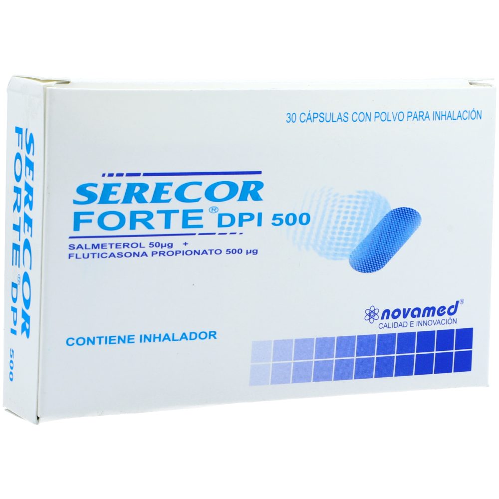 SERECOR FORTE CON INHALADOR (500+50)MCG CAP POLV INH CAJ X 30
