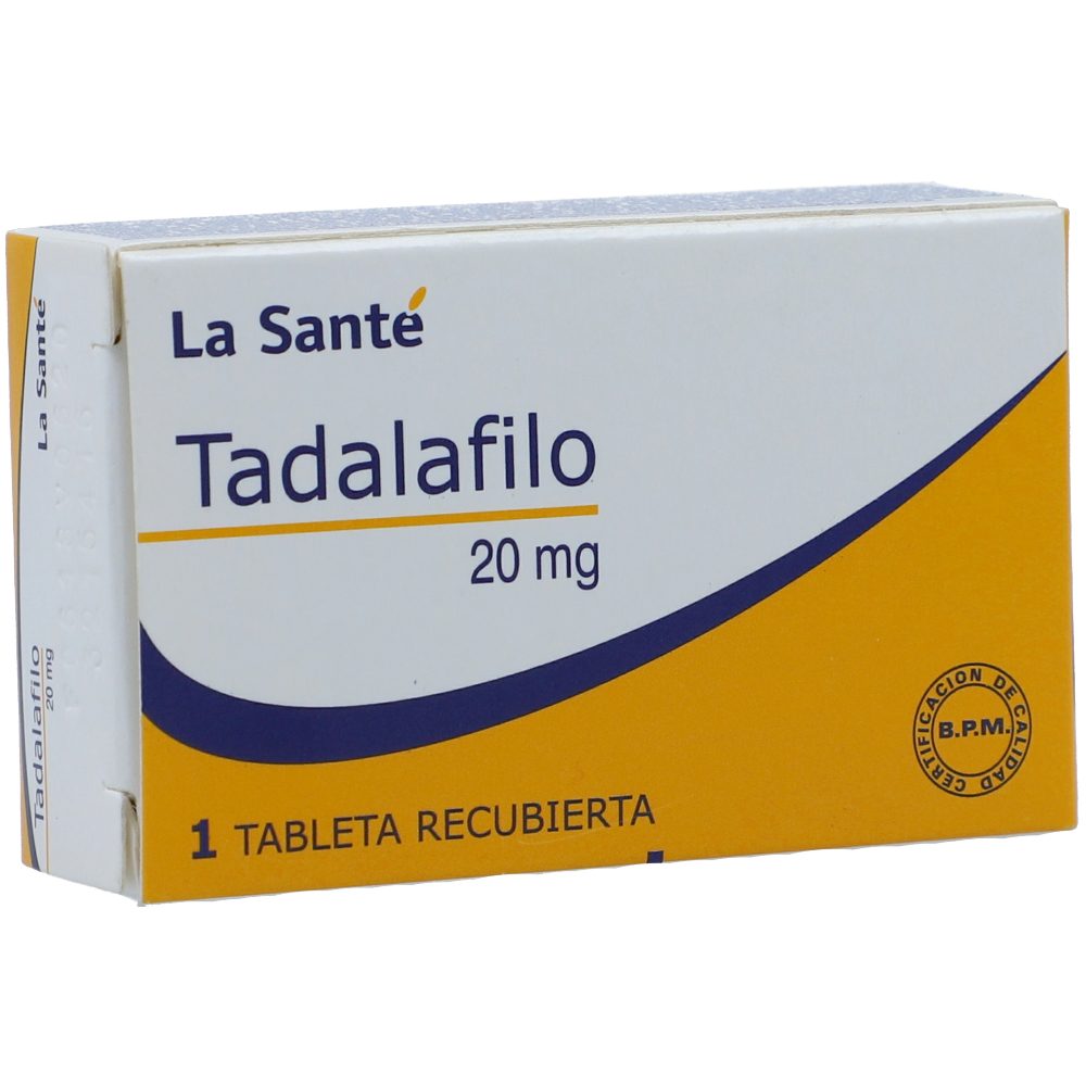 TADALAFILO 20MG TAB REC CAJ X 1 LA SANTE