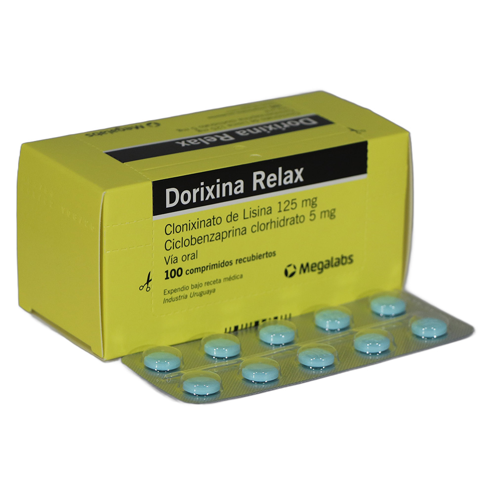 DORIXINARELAX (5+125)MG TAB REC CAJ X 100