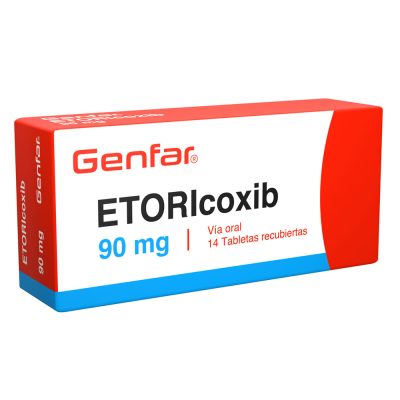ETORICOXIB 90MG TAB REC CAJ X 14 GENFAR