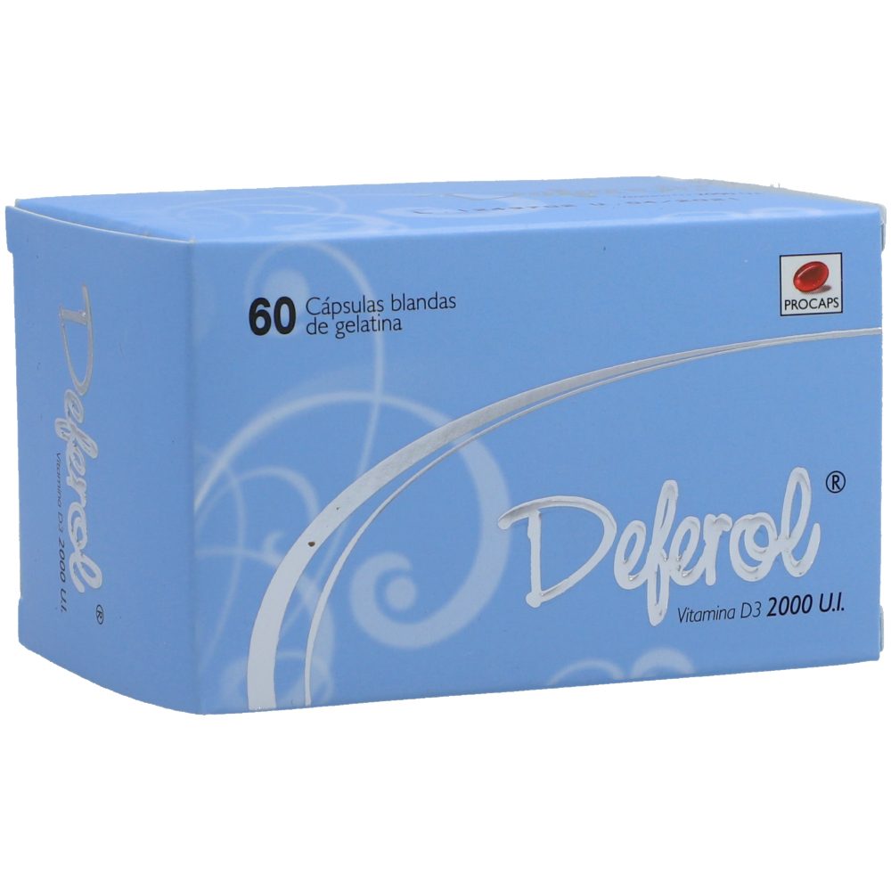 DEFEROL 2000UI CAP BLAND CAJ X 60