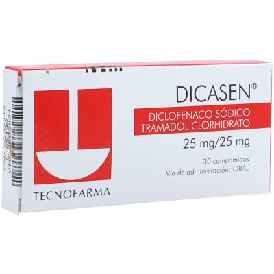 DICASEN (25+25)MG TAB  CAJ X 30