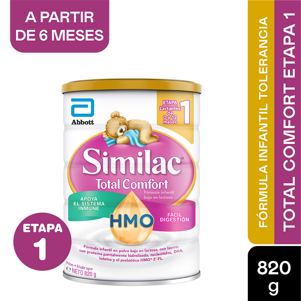 SIMILAC TOTAL COMFORT PROSENS TAR X 820GR ETAPA 1 DE 0 A 12 MESES