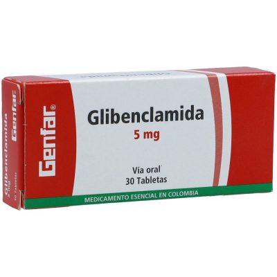 GLIBENCLAMIDA 5MG TAB  CAJ X 30 GENFAR