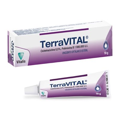 TERRAVITAL 0.5%+1000000UI/100GR UNG OFT TUB X 10GR
