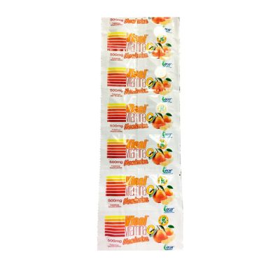 VICAL C 500MG TAB MAST CAJ X 144 MANDARINA