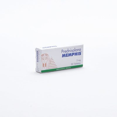 PREDNISOLONA 5MG TAB CAJ X 30 MEMPHIS