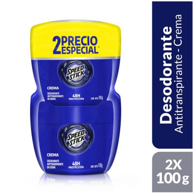 PROMO DESODORANTE SPEED STICK XTREME NIGTH 48H PAQ X 2POT X100GR