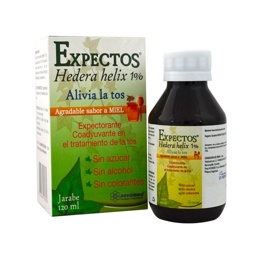 EXPECTOS HEDERA HELIX NOVAMED JBE FCO X120ML MIEL