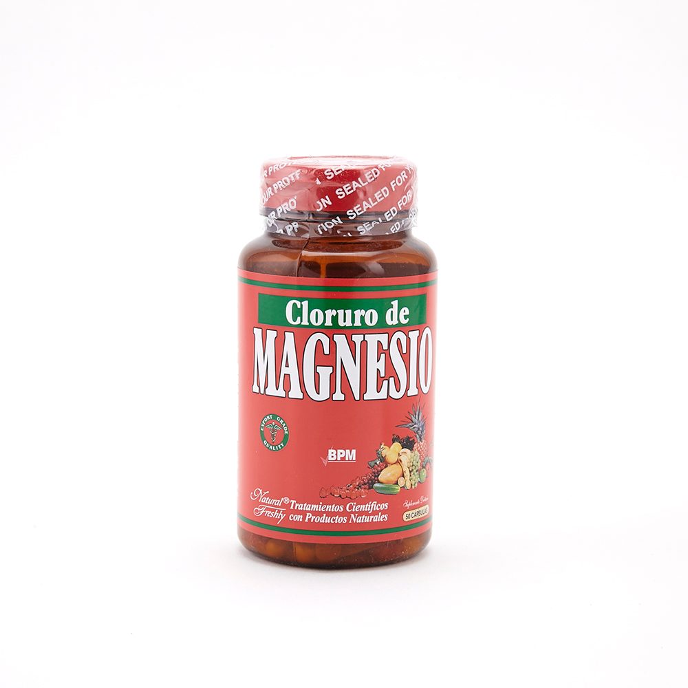 CLORURO DE MAGNESIO 100MG CAP NATURAL FRESHLY FCO X 50
