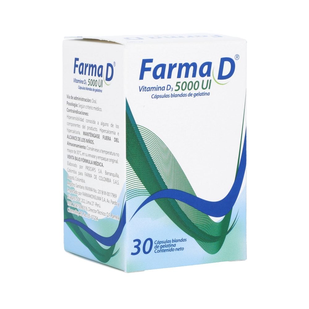 FARMA D 5000UI CAP BLAND FCO X 30