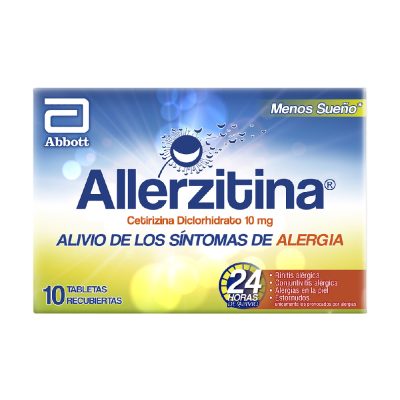 ALLERZITINA 10MG TAB REC CAJ X 10