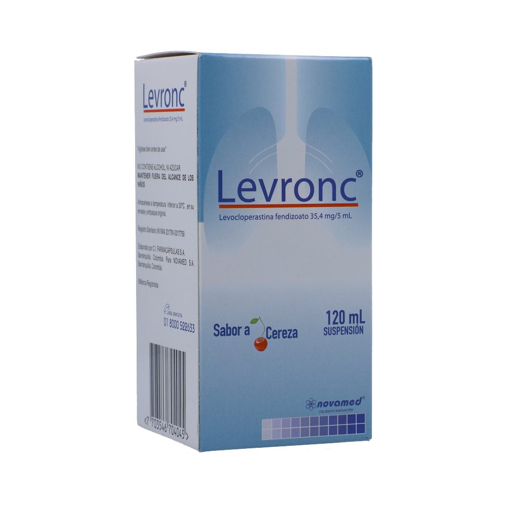 LEVRONC 20MG/5ML(0.4%) SUSP ORAL FCO X 120ML CEREZA
