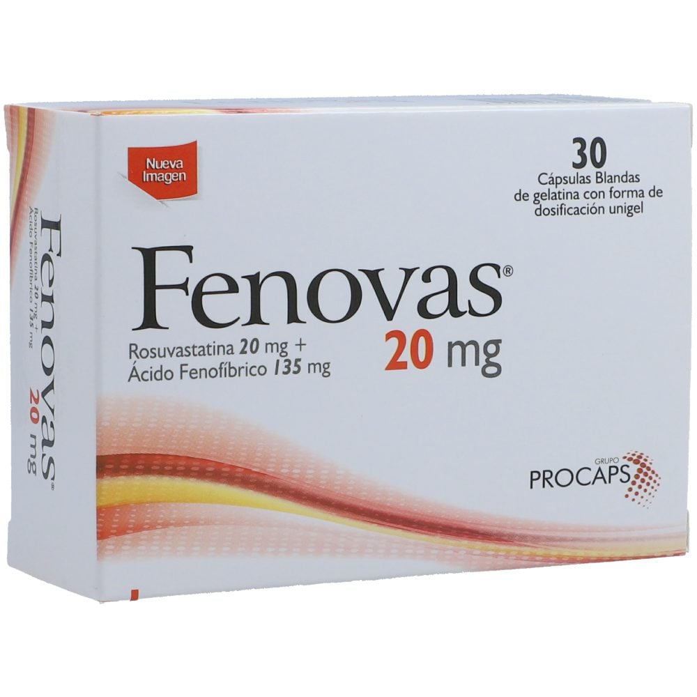FENOVAS (135+20)MG CAP BLAND CAJ X 30
