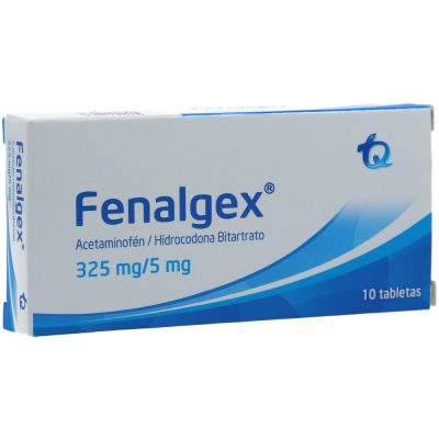 FENALGEX (325+5)MG TAB  CAJ X 10