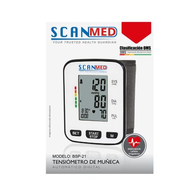 TENSIOMETRO DE MUNECA MD 2220 CAJ X 1 SCANMED