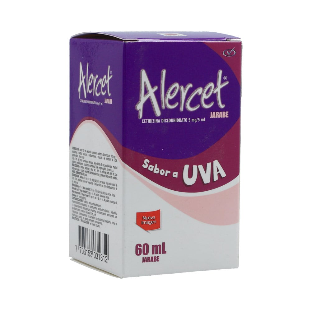 ALERCET 5MG/5ML(0.1%) JBE FCO X 60ML UVA