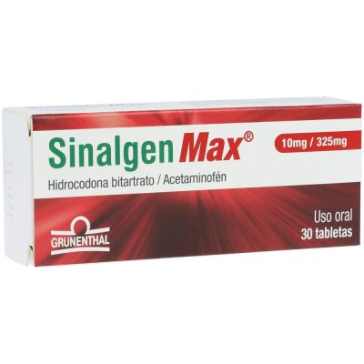 SINALGEN MAX (325+10)MG TAB CAJ X 30