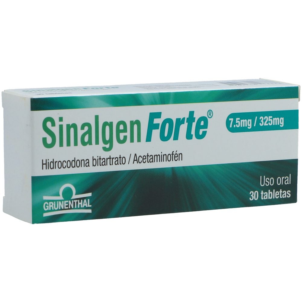 SINALGEN FORTE (325+7.5)MG TAB CAJ X 30