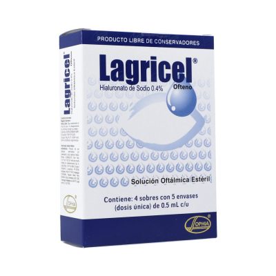 LAGRICEL OFTENO 2MG/0.5ML(0.4%) SOL OFT  CAJ X 20DOSIS