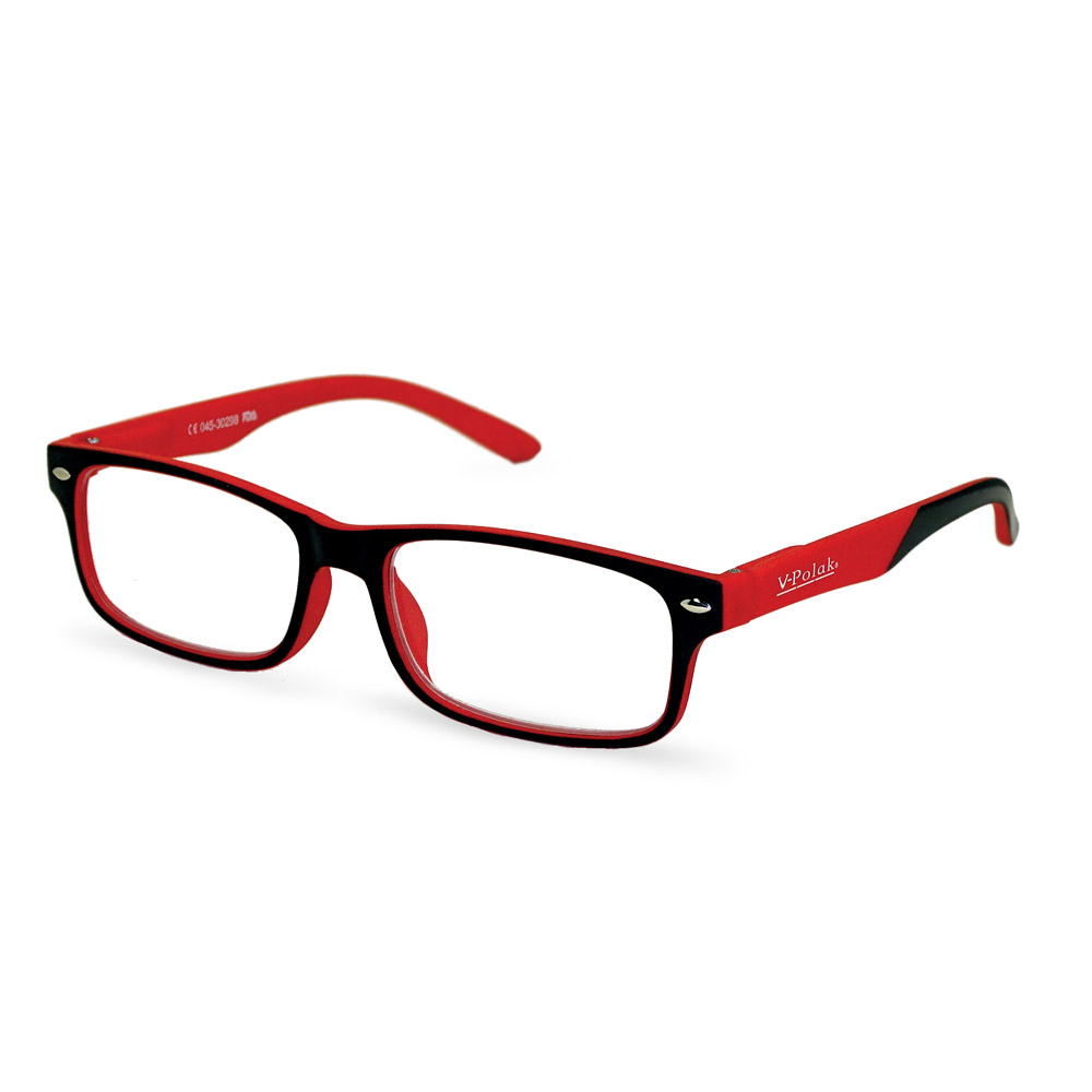 GAFAS DE LECTURA V-POLAK REF VP16-15 UND BRIGHTLOOK 2.5+ ROJO