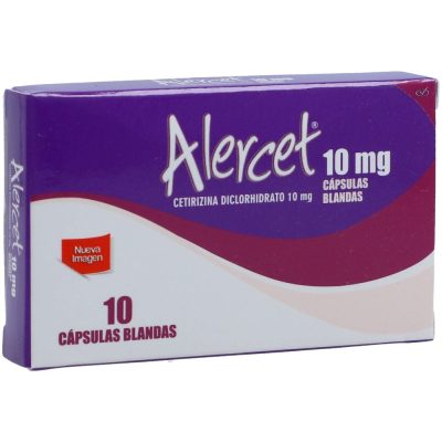 ALERCET 10MG CAP BLAND  CAJ X 10