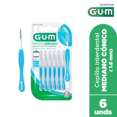 CEPILLO INTERDENTAL REF 1614 SOB X 6 GUM 1.6MM
