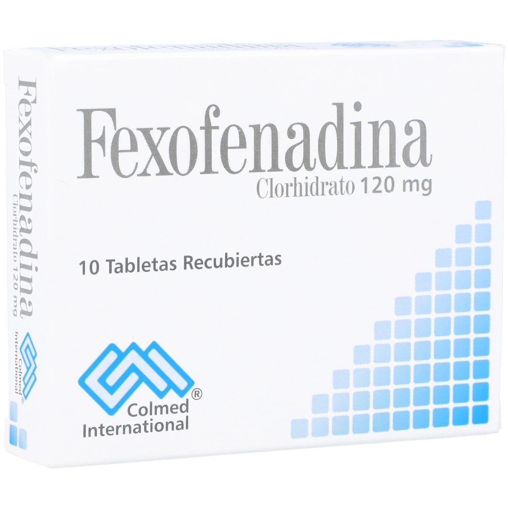 FEXOFENADINA 120MG TAB REC CAJ X 10 COLMED