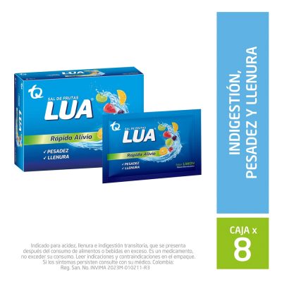 SAL DE FRUTAS LUA 2.83GR/SOB POLV EFERV CAJ X 8SOB LIMON