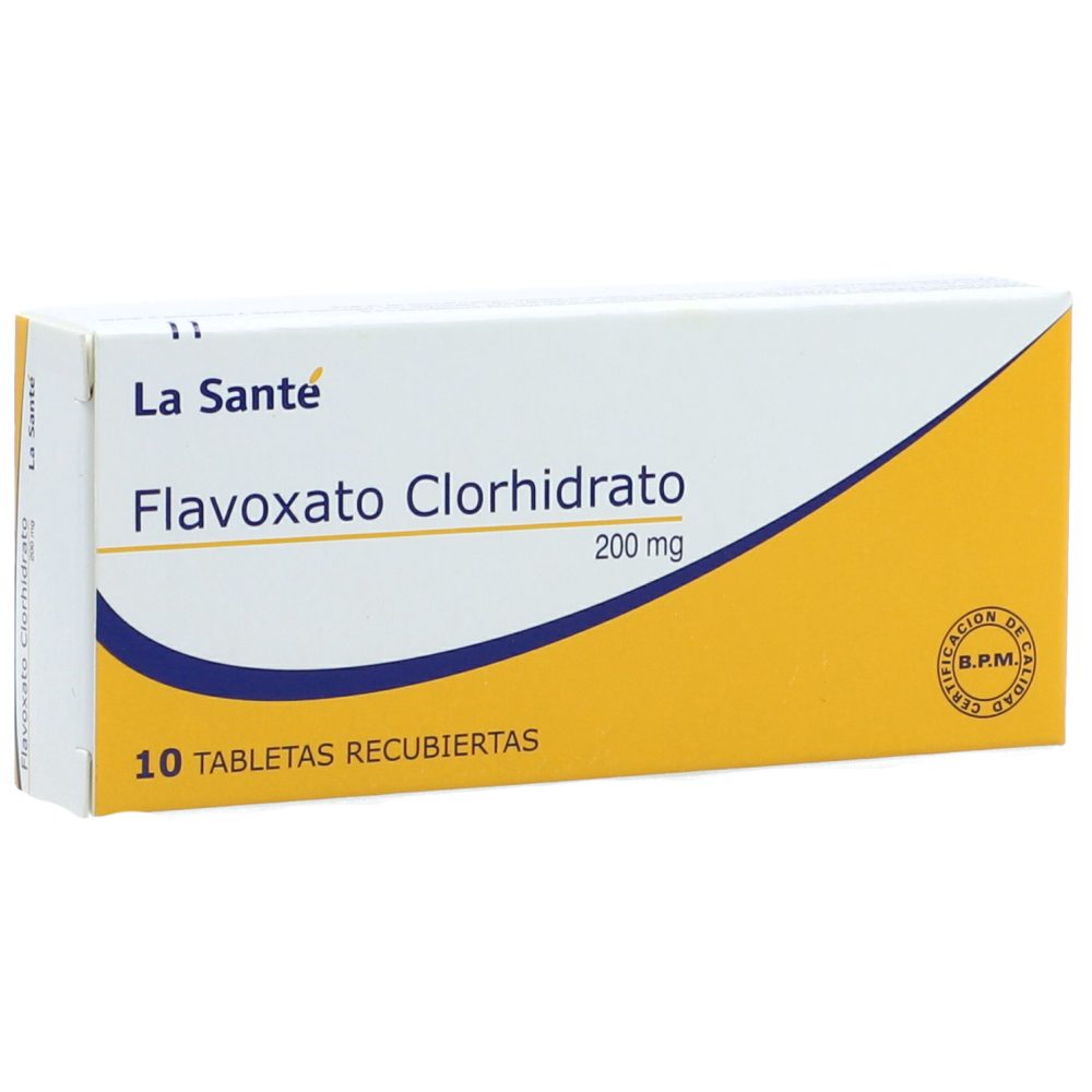 FLAVOXATO 200MG TAB REC CAJ X 10 LA SANTE