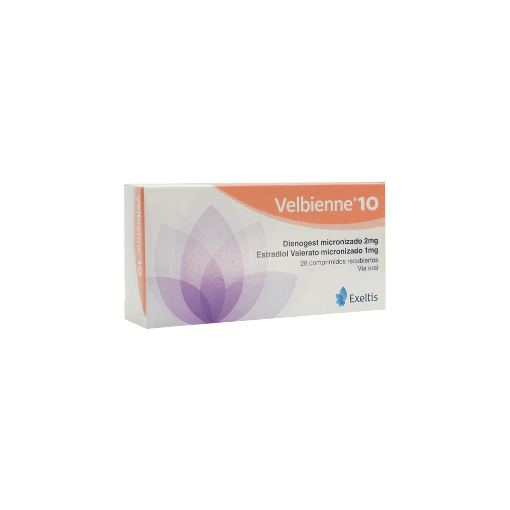 VELBIENNE 10 (2+1)MG TAB REC CAJ X 28