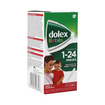 DOLEX BEBES 1-24M 160MG/5ML(3.2%) JBE  FCO X 60ML  FRAMBUESA