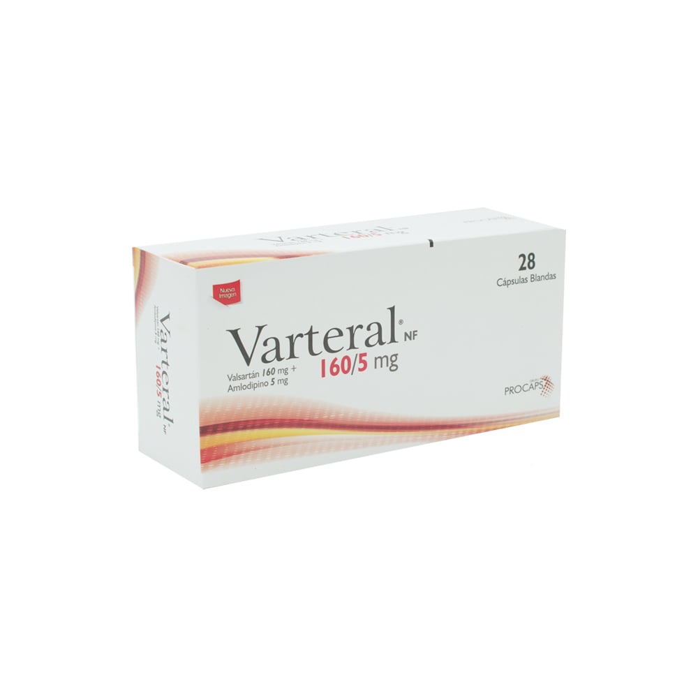 VARTERAL NF (5+160)MG CAP BLAND CAJ X 28