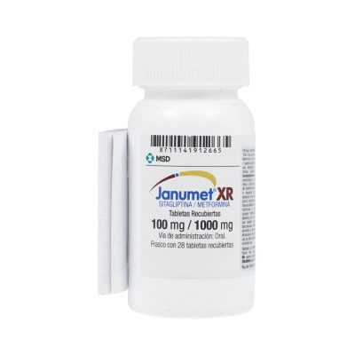 JANUMET XR (1000+100)MG TAB LIB PROL  FCO X 28