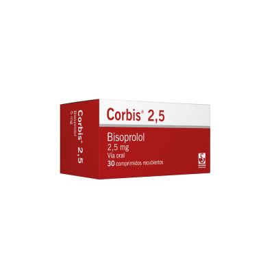 CORBIS 2.5MG TAB REC CAJ X 30