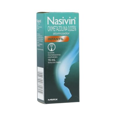 NASIVIN INFANTIL 0.25MG/ML(0.025%) SOL NAS FCO X 15ML