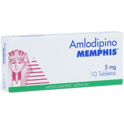 AMLODIPINO 5MG TAB  CAJ X 10 MEMPHIS