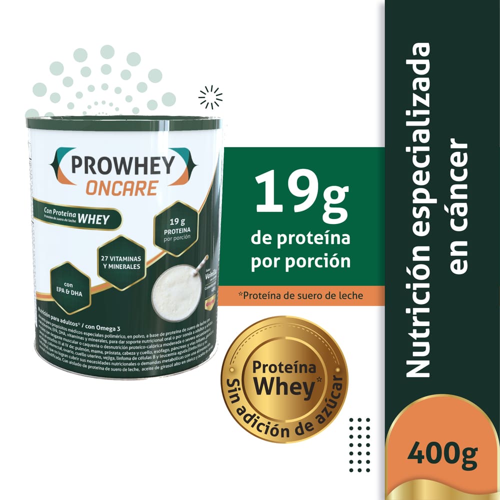 PROWHEY ONCARE TAR X 400GR VAINILLA