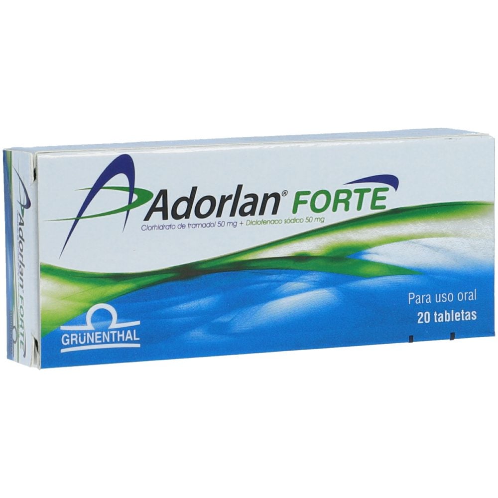 ADORLAN FORTE (50+50)MG TAB CAJ X 20