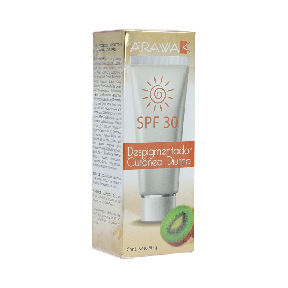 CREMA REDUCTORA DE MANCHAS ARAWAK FCO X 60GR DIURNO FPS 30+