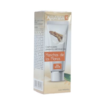 CREMA ACLARANTE DE MANOS   ARAWAK FCO X 60GR DIA NOCHE